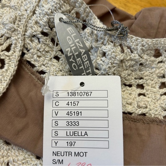 NWT ANTHROPOLOGIE Elizabeth Gillet Cotton Vest - Picture 6 of 7